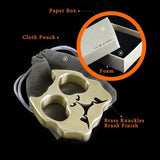 15mm Ultra-Épais Bulldog Véritable Brass Knuckles Autodéfense