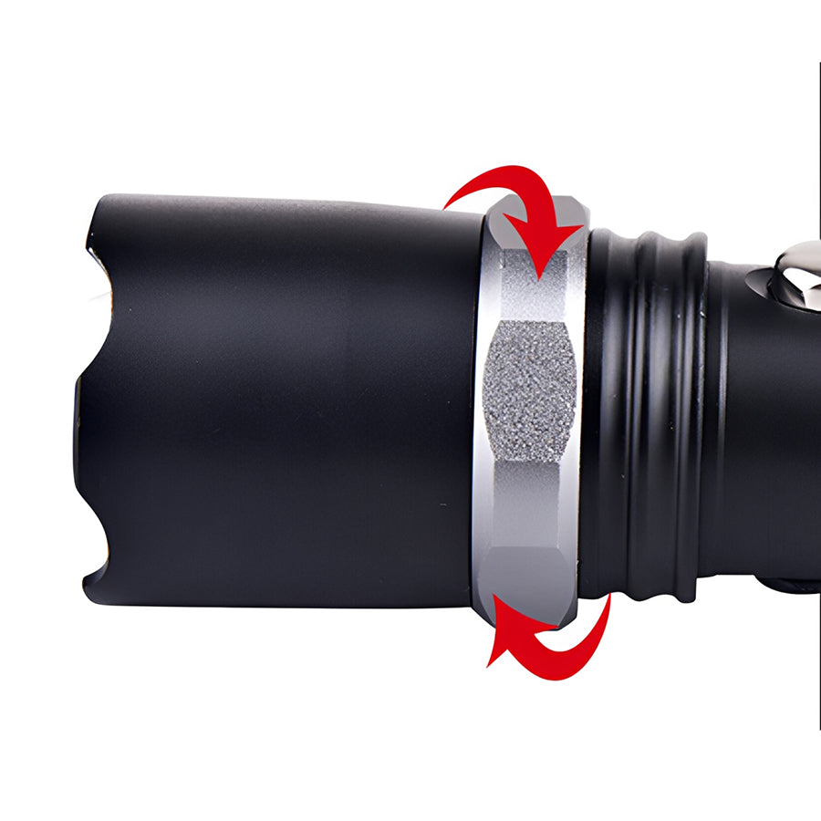 Spiked Tactical Flashlight Self Defense