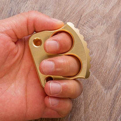 Afrankart DFK Deux doigts en laiton Knuckle Duster -Cakra EDC Gadgets 
