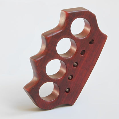 African Red Sandalwood Wooden Brass Knuckles