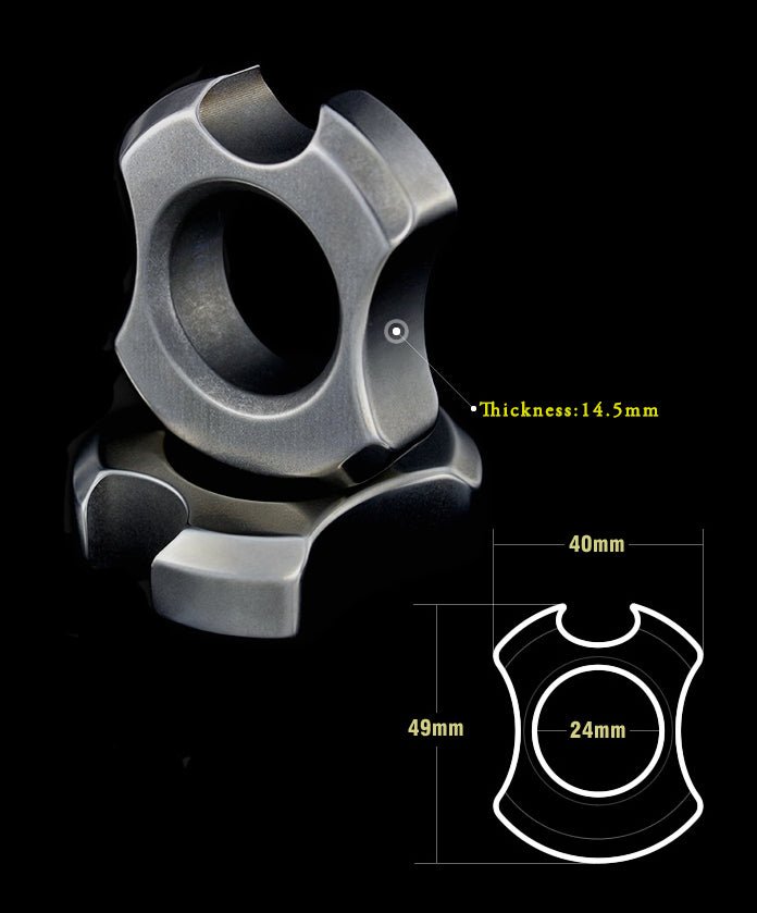 TC21 Titanium Self Defense Ring Bottle Opener - Cakra EDC Gadgets