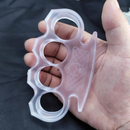 2024 New Clear Plastic Brass Knuckles - Cakra EDC Gadgets