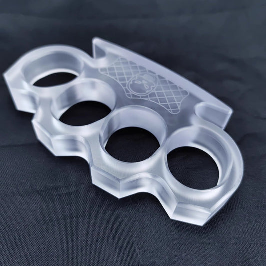 2024 New Clear Plastic Brass Knuckles - Cakra EDC Gadgets