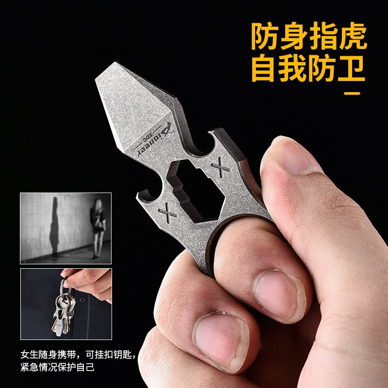 2023 NEW Titanium EDC Self Defense Keychain Multi Tool - Cakra EDC Gadgets