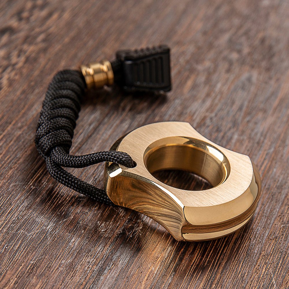 Mens Brass Rings Full Brass - Cakra EDC Gadgets