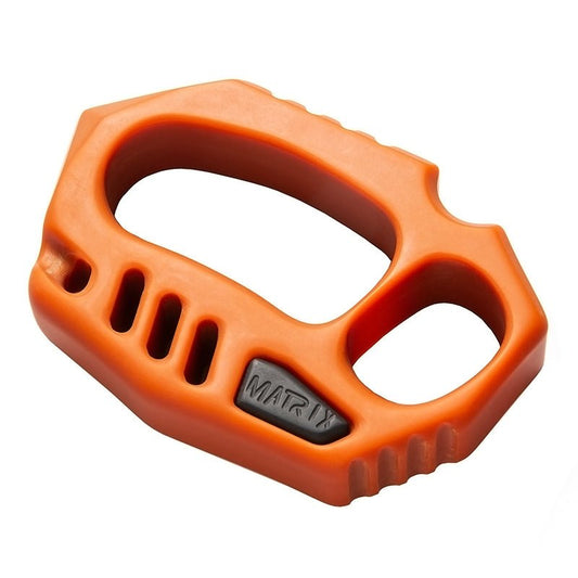 Orange Plastic Knuckle Duster - Cakra EDC Gadgets - Cakra EDC Gadgets