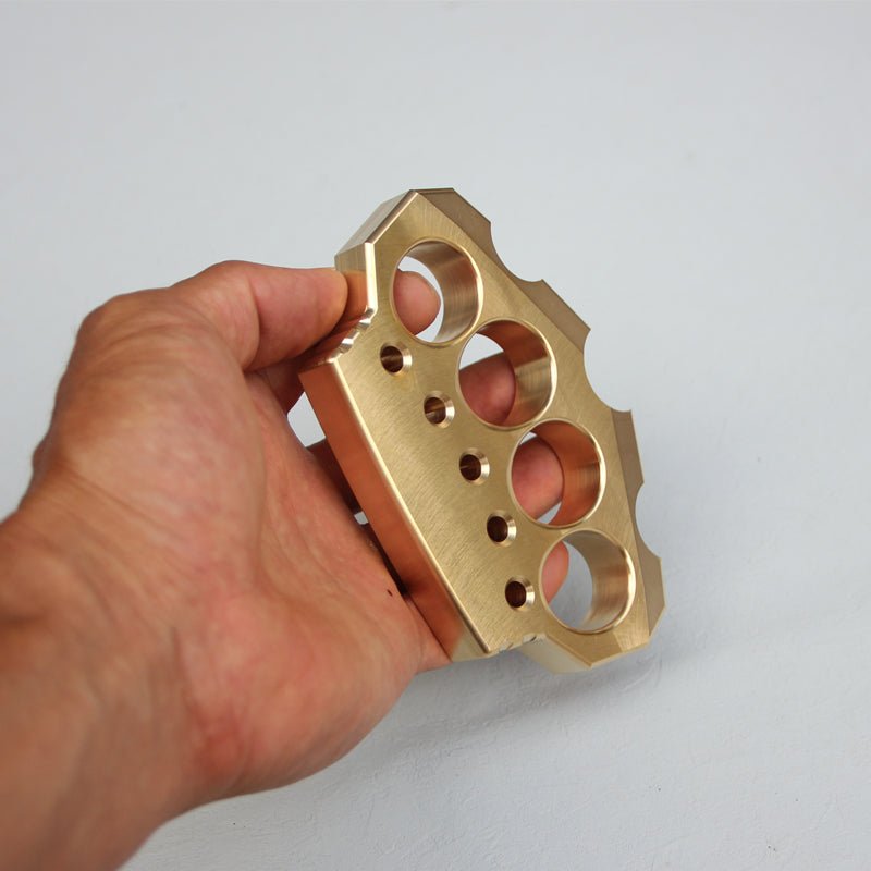 2023 New Brass Self Defense Knuckles Four Finger Cakra EDC Gadgets