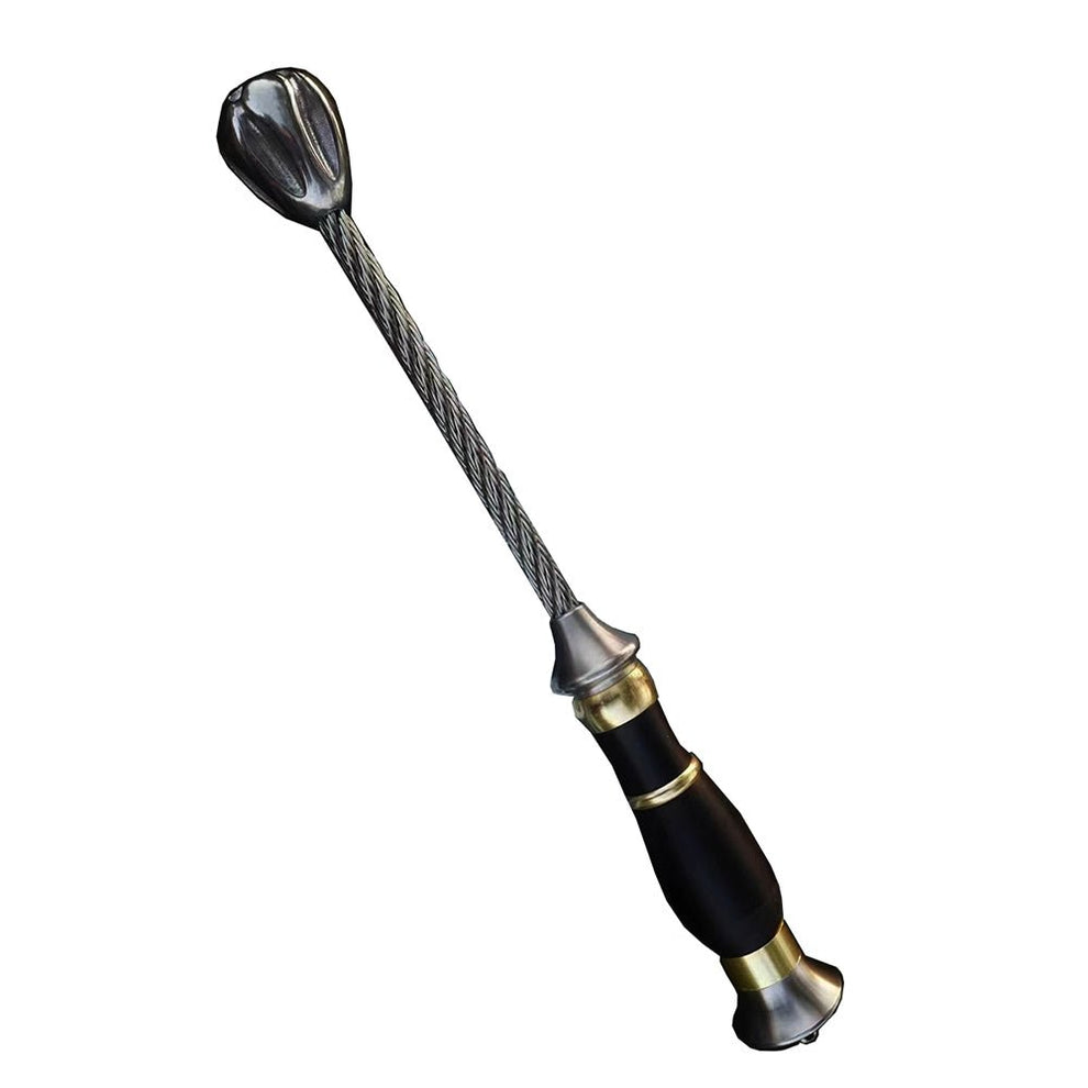 Self Defense Tactical Whip With Stainless Steel Hammer Head Cakra EDC