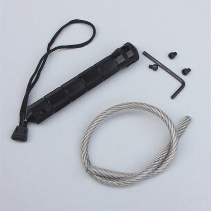 Self Defense Tactical Whip Stinger Legal Aluminium Alloy - Cakra EDC Gadgets