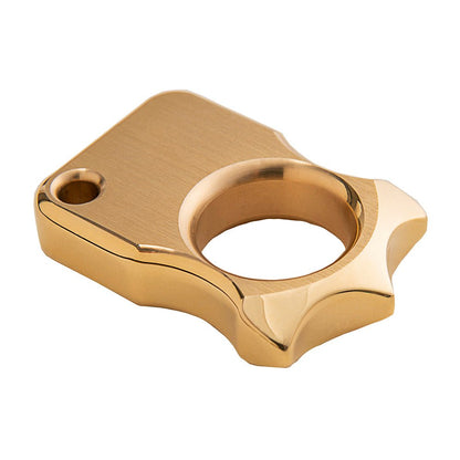 Spike Ring Self Defense Full Brass - Cakra EDC Gadgets