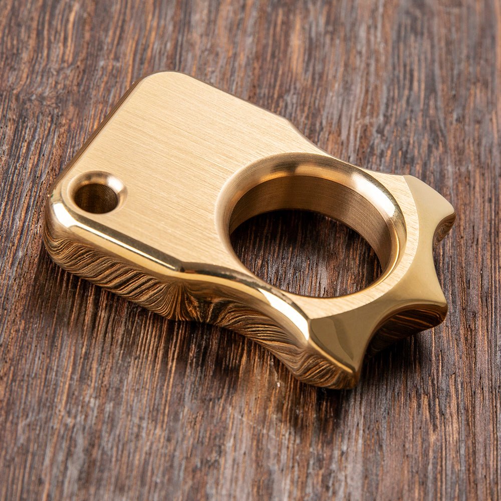 Brass knuckle Pea ring EDC self-defense weapon - HunterArsenal