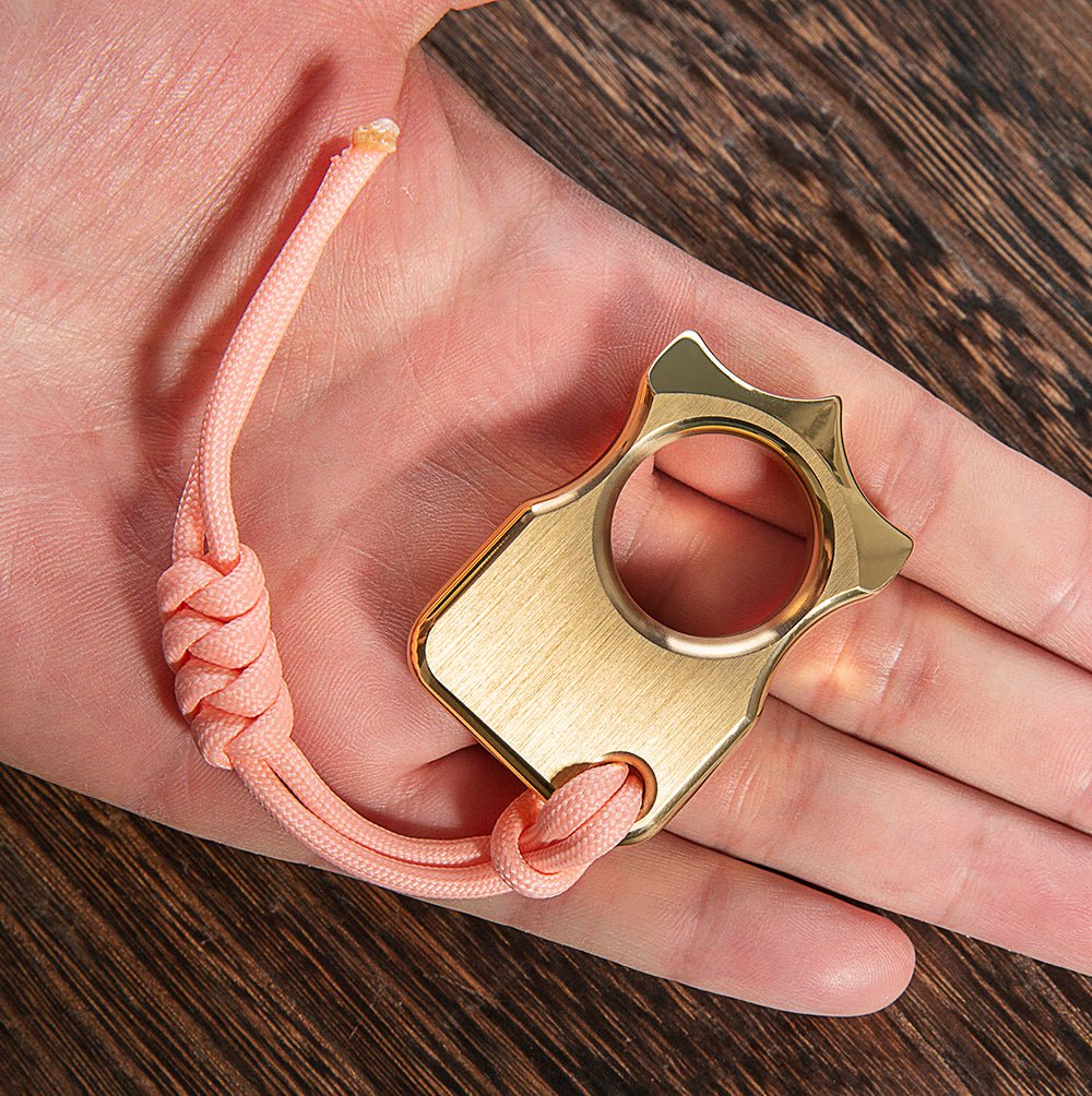Spike Ring Self Defense Full Brass – Cakra EDC Gadgets