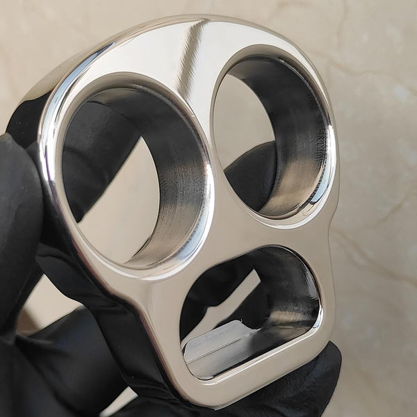 Stainless Steel Skull Brass Knuckles Bottle Opener – Cakra EDC Gadgets