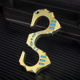 Titanium EDC Brass Knuckles Paperweight - Cakra EDC Gadgets