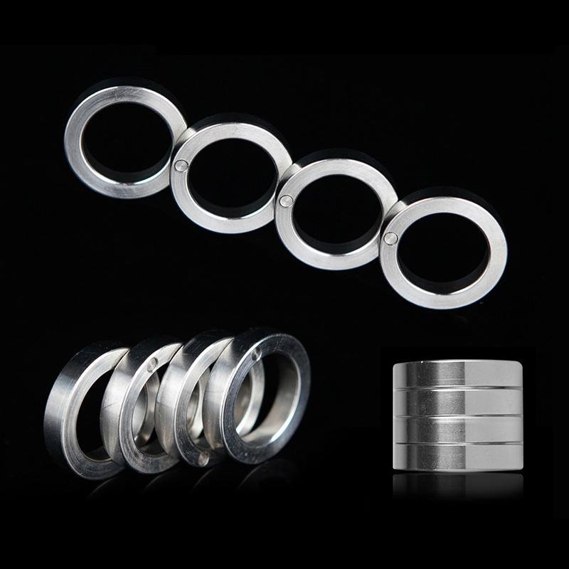 Zinc Alloy Folding Brass Knuckles Self Defense Tools For Women - Cakra EDC Gadgets