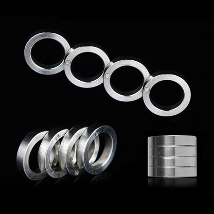 Zinc Alloy Folding Brass Knuckles Self Defense Tools For Women - Cakra EDC Gadgets