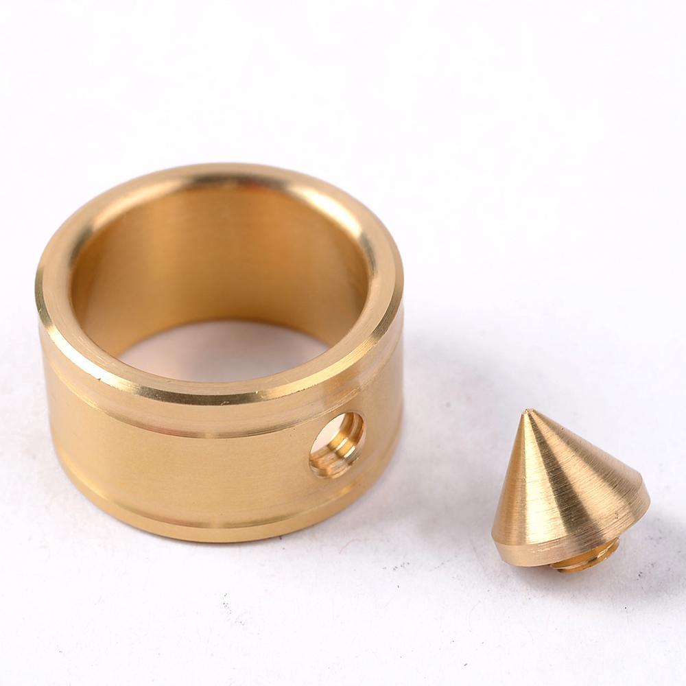 Full Stainless Steel Spike Ring Self Defense With Ball Chain - Cakra EDC Gadgets