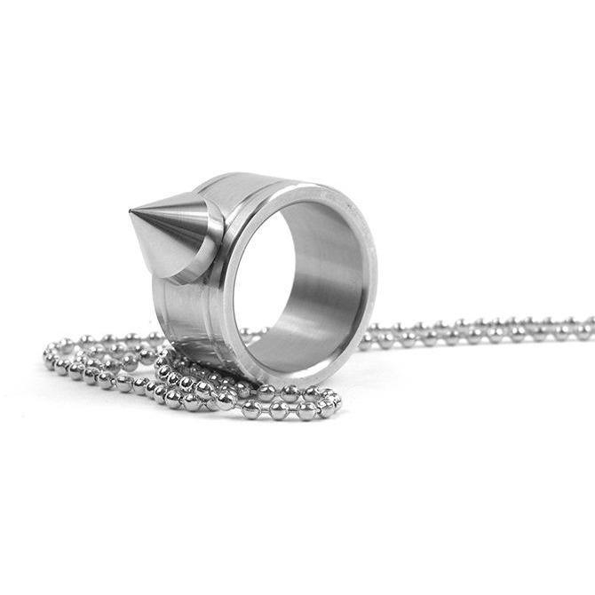 Full Stainless Steel Spike Ring Self Defense With Ball Chain - Cakra EDC Gadgets