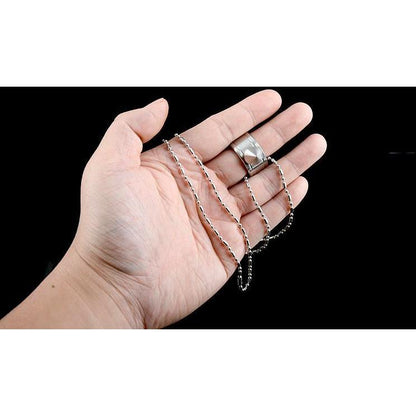 Full Stainless Steel Spike Ring Self Defense With Ball Chain - Cakra EDC Gadgets