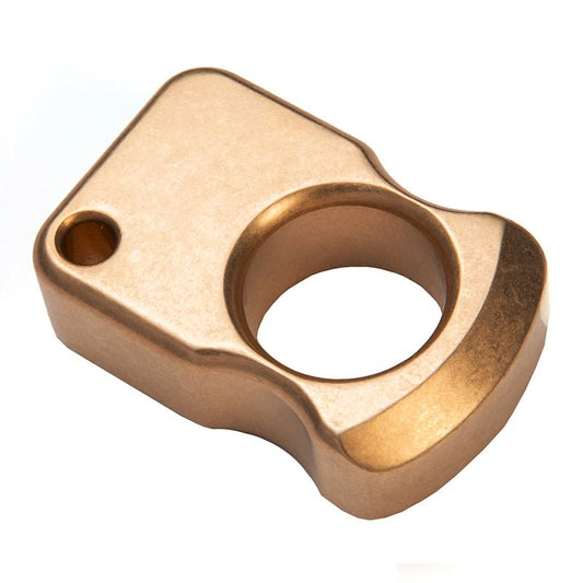 Full Brass Stonewash Knuckles Weapon - Cakra EDC Gadgets