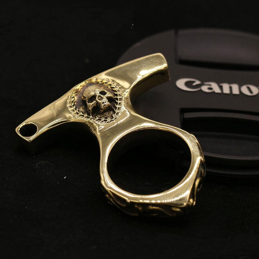 Real Brass Knuckles Keychain - Cakra EDC Gadgets