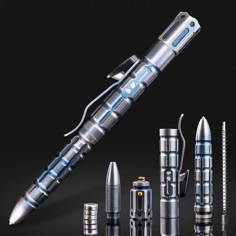 Samurai Armor Tactical Pen Flashlight - Cakra EDC Gadgets