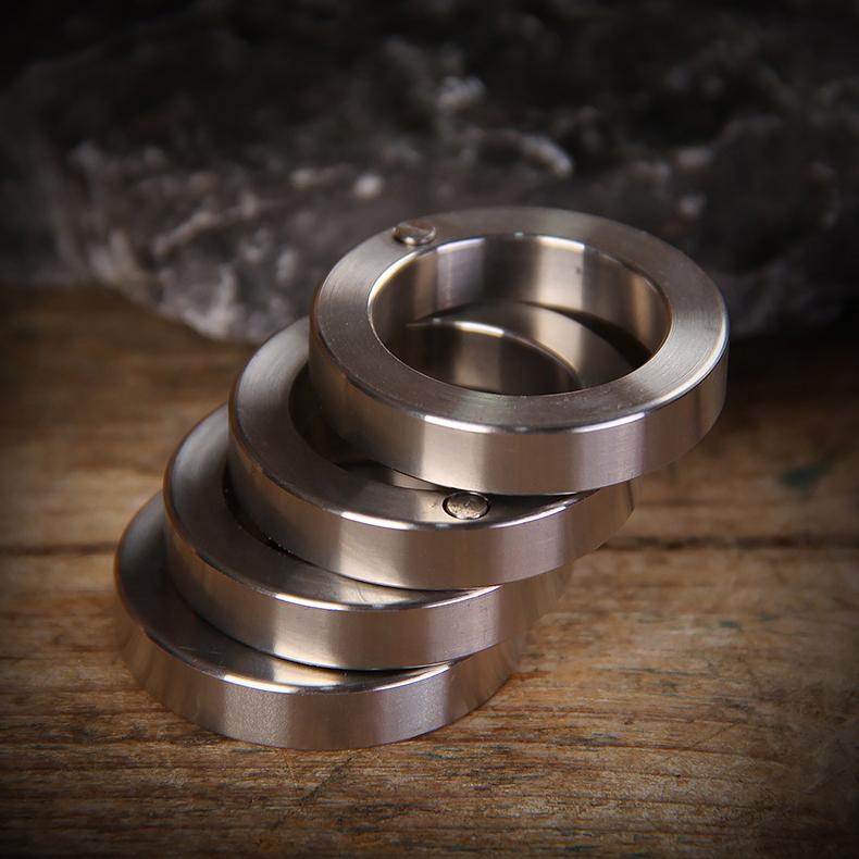 Zinc Alloy Folding Brass Knuckles Self Defense Tools For Women - Cakra EDC Gadgets