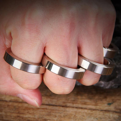 Zinc Alloy Folding Brass Knuckles Self Defense Tools For Women - Cakra EDC Gadgets