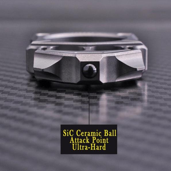 Titanium Alloy Brass Knuckles Self Defense Cakra EDC Gadgets