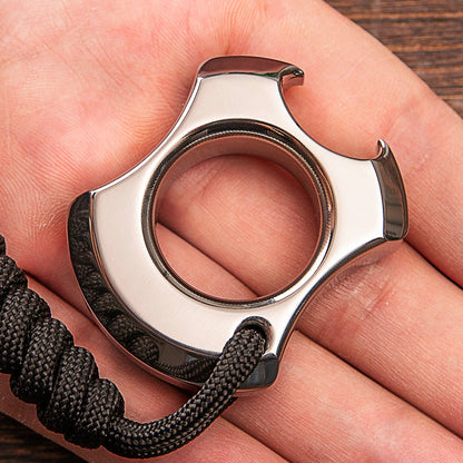 TC21 Titanium Self Defense Ring Bottle Opener - Cakra EDC Gadgets