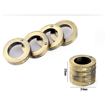 Zinc Alloy Folding Brass Knuckles Self Defense Tools For Women - Cakra EDC Gadgets