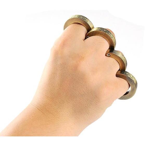 Brass knuckle Pea ring EDC self-defense weapon - HunterArsenal